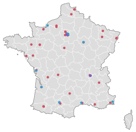 Carte des écoles